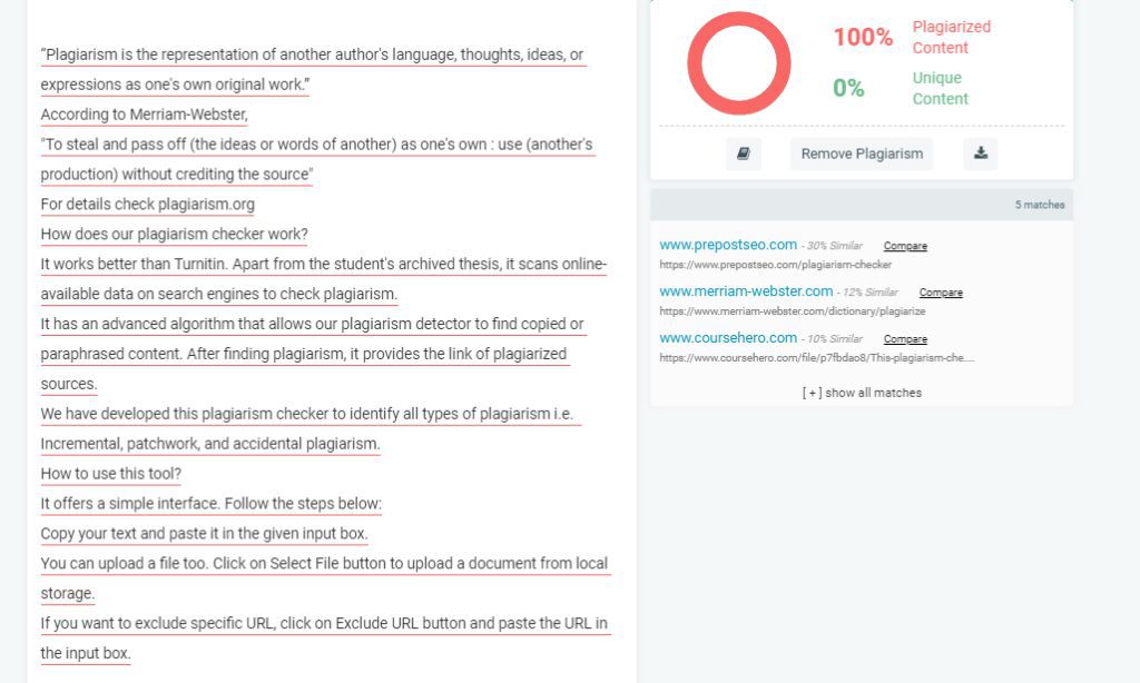 plagiarism checker