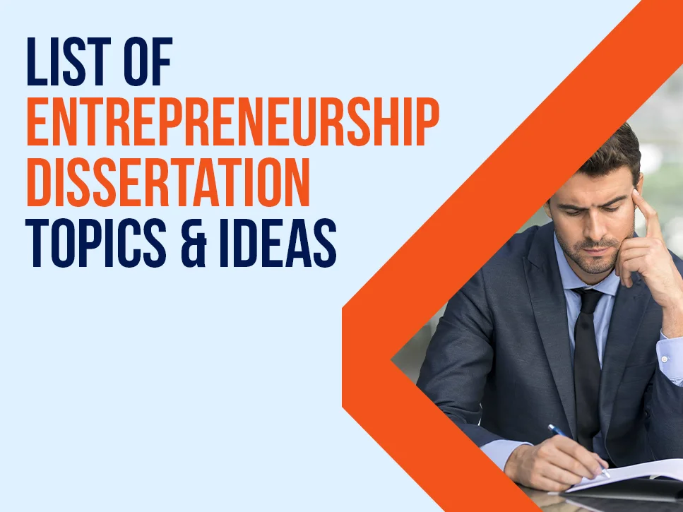 Entrepreneurship Dissertation Topics